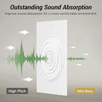 TONOR Large Acoustic Wall Panels, Peel and Stick Wall Panels - Image 4