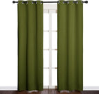 NICETOWN Window Curtain Panels, Christmas Window Decoration Thermal Insulated - Image 2