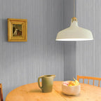 Tempaper Textured Metallic Silver Faux Grasscloth Removable Peel and Stick - Image 3