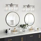 Unicozin 3 Light Vanity Lights, Brushed Nickel Wall Sconce Light - Image 6