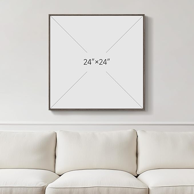 Framed Sage Green Abstract Wall Art, Modern Canvas Prints Artwork - Image 3