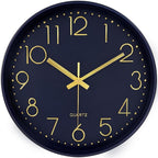 Silent Wall Clocks Battery Operated 8 Inch, Analog Wall Clock by MABPEDO