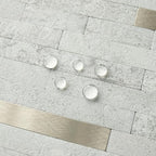 AULIGET 2 Sheets Faux Stone Peel and Stick Backsplash - Image 3