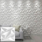 Heikki 30 Pack 3D Wall Panel for Interior Wall Décor, PVC Flower Textured Wall by YourBestChoices