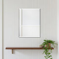 Beveled Bathroom Mirror for Wall, Rectangle Frameless Wall Mirror 16" x 12" by BOMINICA