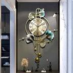 Wall Clocks for Living Room Decor, Unique 3D Metal Iron Ginkgo Leaf Wall Art - Image 7