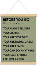 Mental Health Positive Inspirational Wall Art Decor, Therapist Office Signs by Unknown