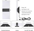 TRLIFE Modern LED Wall Sconces, Adjustable 4 Color Temperature 12W Wall Sconce - Image 4