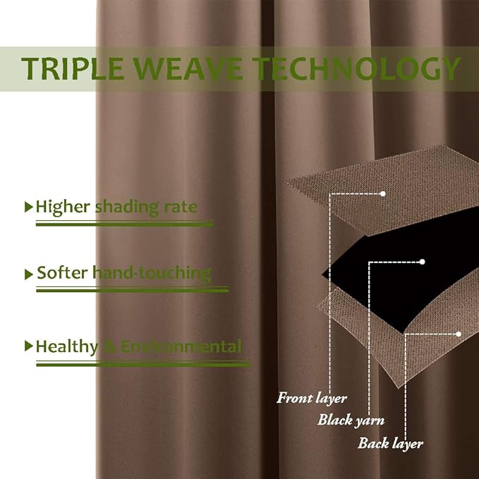 NICETOWN Wall Dividers for Rooms, Large Room Divider Curtain Screen Partition - Image 3