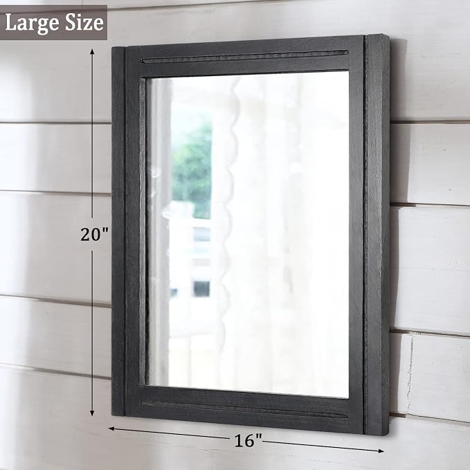 AAZZKANG Black Mirrors for Wall 50 x 40 cm - Image 2