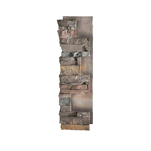 AZ Faux High-Density Polyurethane Faux Stone Interlocking Left Endcap by AZFaux