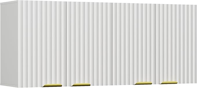 ChooChoo 4 Doors Wall Cabinet Laundry Room, Bathroom Wall Cabinet by ChooChoo