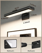 EZVALO Picture Light for Wall, Rechargeable 2400mAh Battery Lights Wireless - Image 3