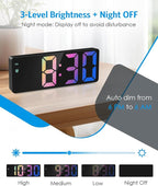 AMIR Upgraded Digital Alarm Clocks - Image 4