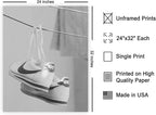 Poster Master Sneakers in Clothesline Print - Image 2