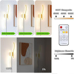 Daunton Modern Plug in Wall Sconce Set of 2, 3CCT Adjustable & Memory Function - Image 4