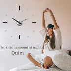 Presentime & Co Large Frameless DIY Wall Clock - Image 3