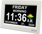 SSYA Digital Calendar Alarm Clock by SSYA