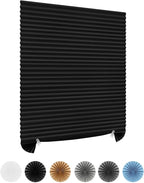 Window Blinds Cordless Blackout No Drill Cut to Size Clip On Stick On Self by Maritown