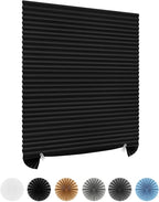 Window Blinds Cordless Blackout No Drill Cut to Size Clip On Stick On Self by Maritown