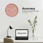 Roymnie Wall Clock 12 Inch Silent Wall Clocks Battery Operated-Modern Non - Image 7