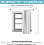 RYB HOME Farmhouse Curtains Blackout - Image 8