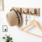 ZAYBOD Heavy Duty Wall Mounted Black Coat Hooks, mudroom Hooks, Backpack Hooks - Image 4