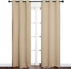 NICETOWN Room Darkening Draperies Window Curtain Panels, Thermal Insulated by NICETOWN