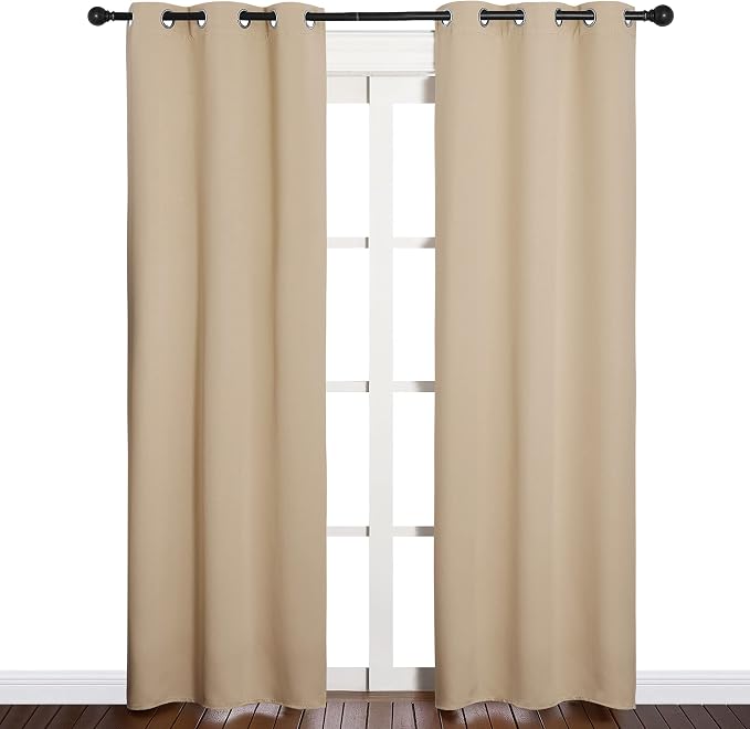 NICETOWN Room Darkening Draperies Window Curtain Panels, Thermal Insulated by NICETOWN