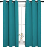 NICETOWN Room Darkening Curtains 54 inch Length 2 Panels, Thermal Insulated - Image 2
