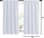 NICETOWN Greyish White Window Curtain Panels - Image 10