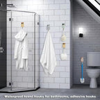 4pcs Cute Self Adhesive Towel Hooks - Image 5