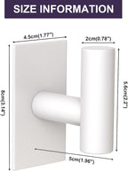 VAEHOLD Wall Towel Hooks, Heavy Duty Sticky Holder Waterproof Towel Hooks - Image 6