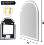 Arched LED Bathroom Mirrors - Image 9