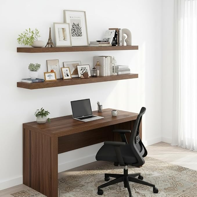 Vivelove Wide Floating Shelves for Wall 12 Inch Deep, 47.2" X 12" X 2" Floating - Image 7
