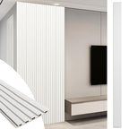 Art3d WPC Slat Wall Panels, Living Room by Art3d