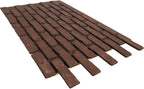 EverStone Aged Brick Faux Brick Panel, 46 7/8"W x 27"H x 1 1/4"D, Pizzeria Color - Image 6