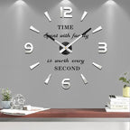 VANGOLD Large 3D Wall Clock DIY Wall Decoration Clock by Vangold