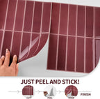 Peel and Stick Backsplash 3D Wall Tiles, Self-Adhesive, Oil Proof, Waterproof - Image 6