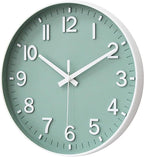 HZDHCLH Wall Clocks Battery Operated, Wall Clock Green, 12 inch Wall Clock - Image 2