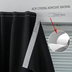 Portable Light Blocking Curtains Self-Stick Design, Removable Adhesive Window - Image 6