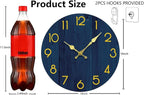 Wall Clock, Modern Wall Clocks Battery Operated, Silent Non Ticking Clock - Image 3