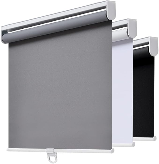 AOSKY Cordless Roller Shades Blackout Blinds by AOSKY