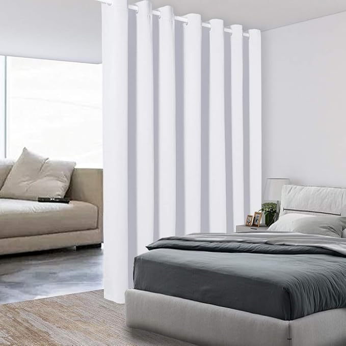 BONZER Extra Wide Room Divider Curtain Screen Partitions Total Privacy Wall by Bonzer