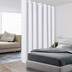 BONZER Extra Wide Room Divider Curtain Screen Partitions Light Reducing Wall by Bonzer