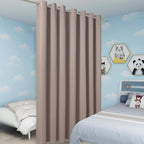 BONZER Room Divider Curtain Total Privacy Wall Noise Reducing Wide Blackout - Image 4