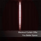 LEMOMO Blackout Curtains 38 x 54 inch/Bright Red Curtains Set of 2 - Image 3