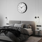 HZDHCLH Modern Wall Clocks Battery Operated, 10 inch White Clock - Image 7