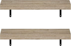 Furinno Tanna Floating Shelves for Wall Set of 2, 22-Inch Wall Shelf, Triple - Image 6