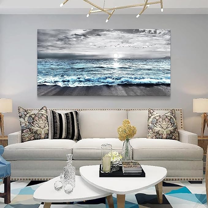 Wapluam Large Wall Decor For Living Room Canvas Wall Art For Bedroom Office - Image 3